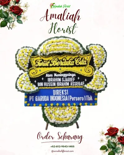 Papan Bunga Duka di Sikayu