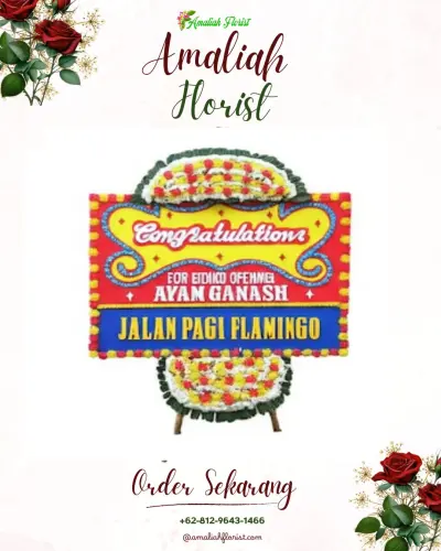 Bunga Papan Congratulation di Sikayu